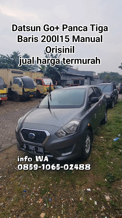 Datsun Go  Panca Tiga Baris tahun 2015 Manual Orisinil jual harga termurah