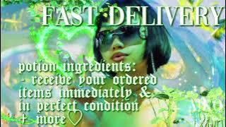༉‧₊˚𝓮𝔁𝓹𝓻𝓮𝓼𝓼 : fast package delivery subliminal *ೃ࿐calm version aiko's potions (REUPLOAD)