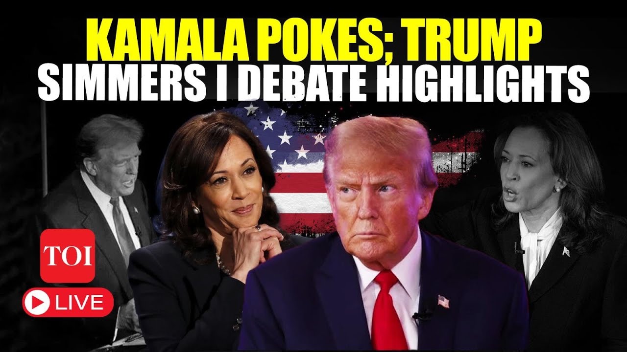 Donald V Kamala I U.S 2024 Debate Highlights LIVE I Donald Trump ...
