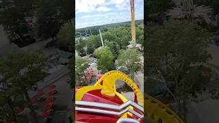 Great Adventure’s NEWEST Coaster⚡️ #sixflagsgreatadventure #rollercoaster #amusementpark #themepark