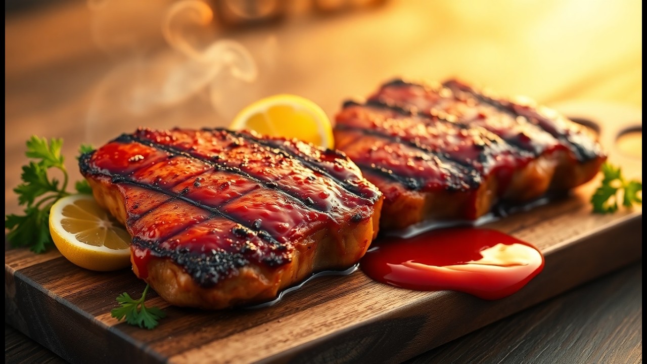 Grillades de Porc Piquantes  Un Festin Savoureux !