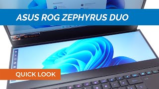 Two Screens Better than One? ASUS ROG Zephyrus Duo 15 SE Ryzen 7 RTX 3060 15.6-in GX551QM-ES76