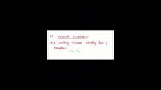 What Are Natural Numbers?| vid link in bio | in just 25 seconds | Learn Number System Basics #shorts
