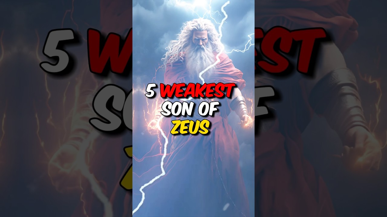 5 Weakest Sons of Zeus