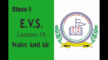 CLASS :1 E.V.S LESSON 15 AIR & WATER