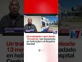 Un trabajador cayó desde 13 metros: fue trasladado en helicóptero al Hospital Central