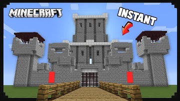 INSTANT Castle Generator in Minecraft