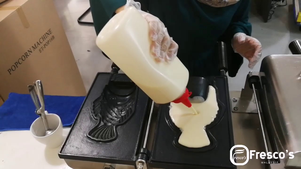 taiyaki maker open mouth