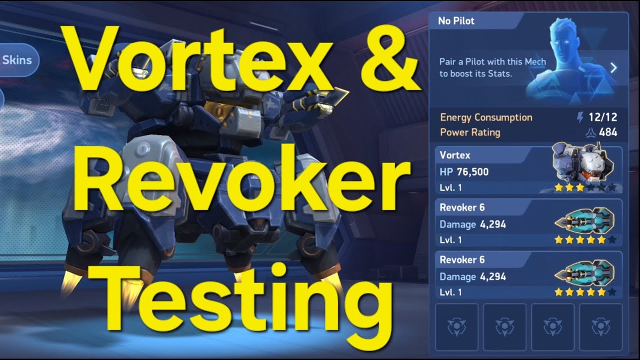 Vortex & Revoker testing | mech Arena |