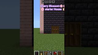 Cherry Blossom🌸🌸🌸 Minecraft starter House 🏠🏠🏠🏠🏠🏠🏠🌸🌸🌸🌸🌸🌸🌸🌸🌸