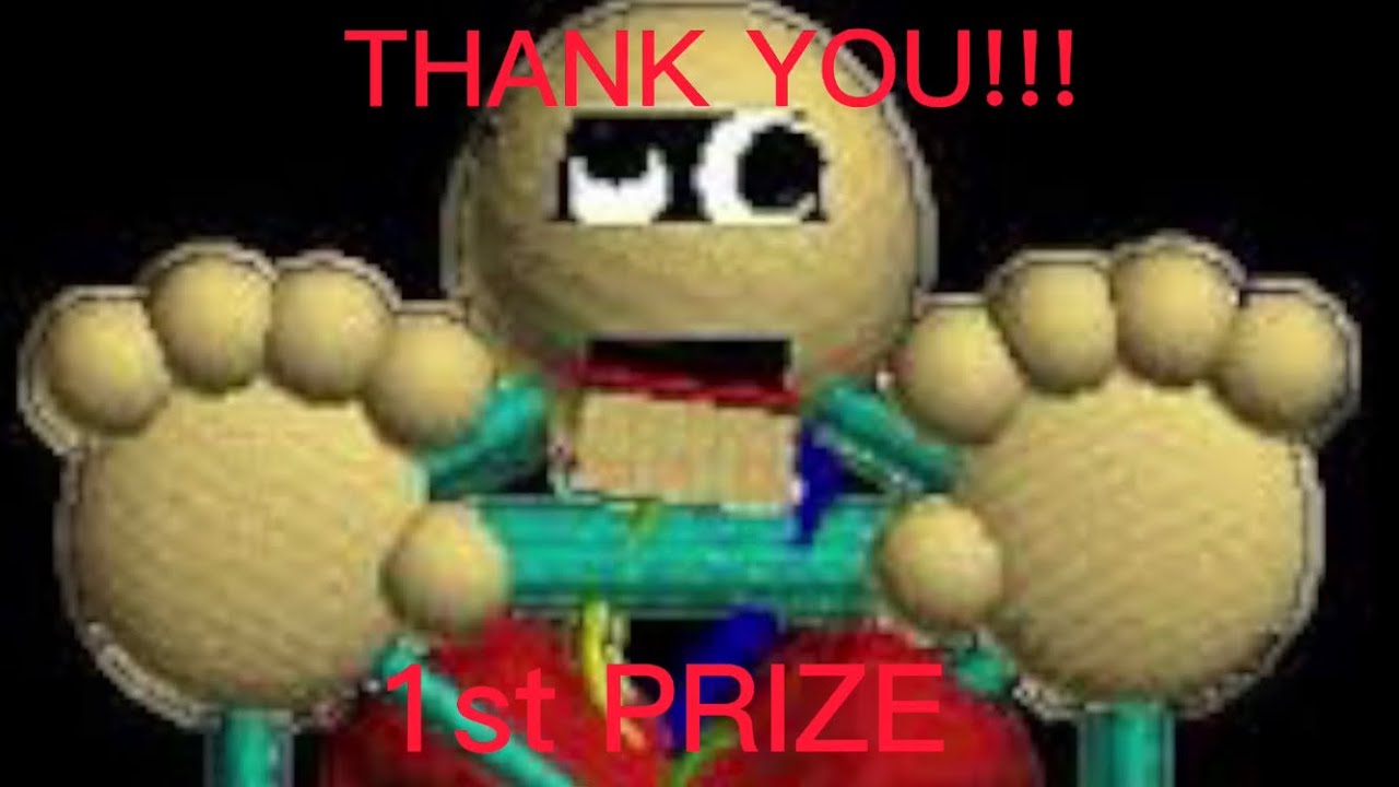 I BEAT BALDI’S BASICS ON MY FIRST TRY AND 1st PRIZE SAVED ME Baldi’s ...