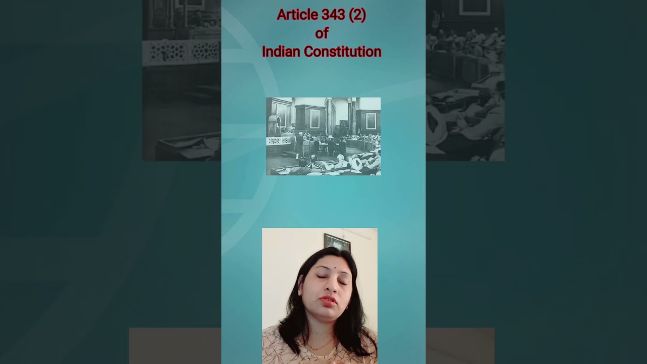 Article 343(2)of Indian Constitution 