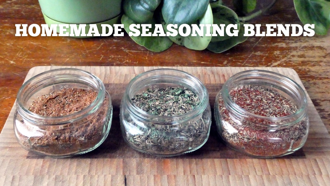 3 Easy Homemade Seasoning Blends | DIY Italian, Mexican & Greek Spice Mix Recipes