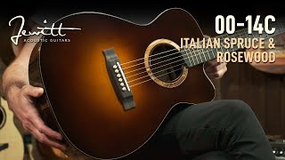 Jeff Jewitt 00-14C - Italian Spruce & Rosewood  |  Demo with Matt Chulka screenshot 5