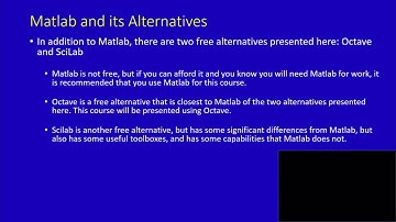 Intro to Matlab Scilab Octave Ep 00