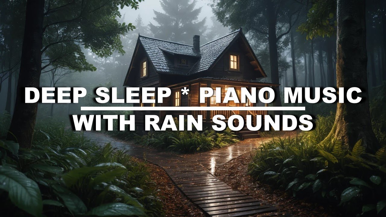Healing Rain Sounds & Relaxing Piano 🌙 Sleep Music for Deep Healing ...