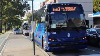 2021 Prevost X3-45 #1455 on the BxM3 at Broadway and 251st Street