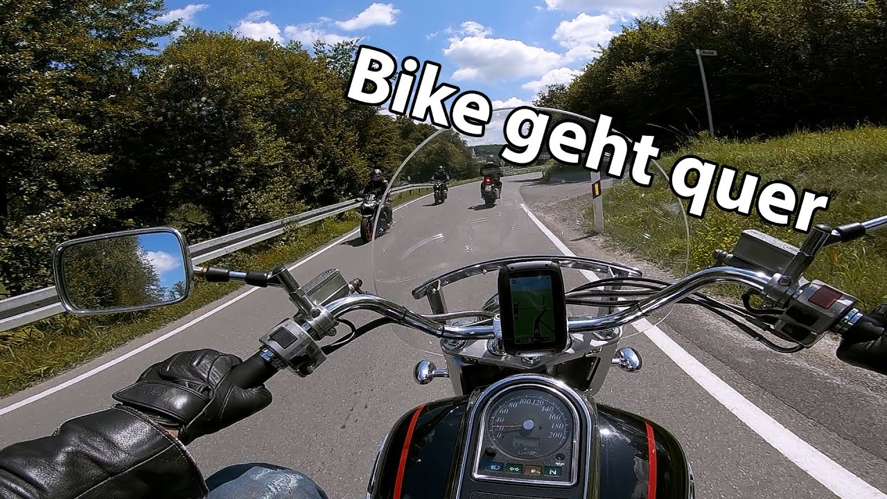 Das war verdammt knapp… Ich konnte gerade noch bremsen! 😬Suzuki Intruder 1500 | RAW Sound | POV