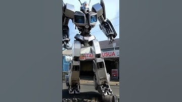 Car Transforms Into Epic Transformer Robot! #short #shorts #truck #bus #transformers #automobile