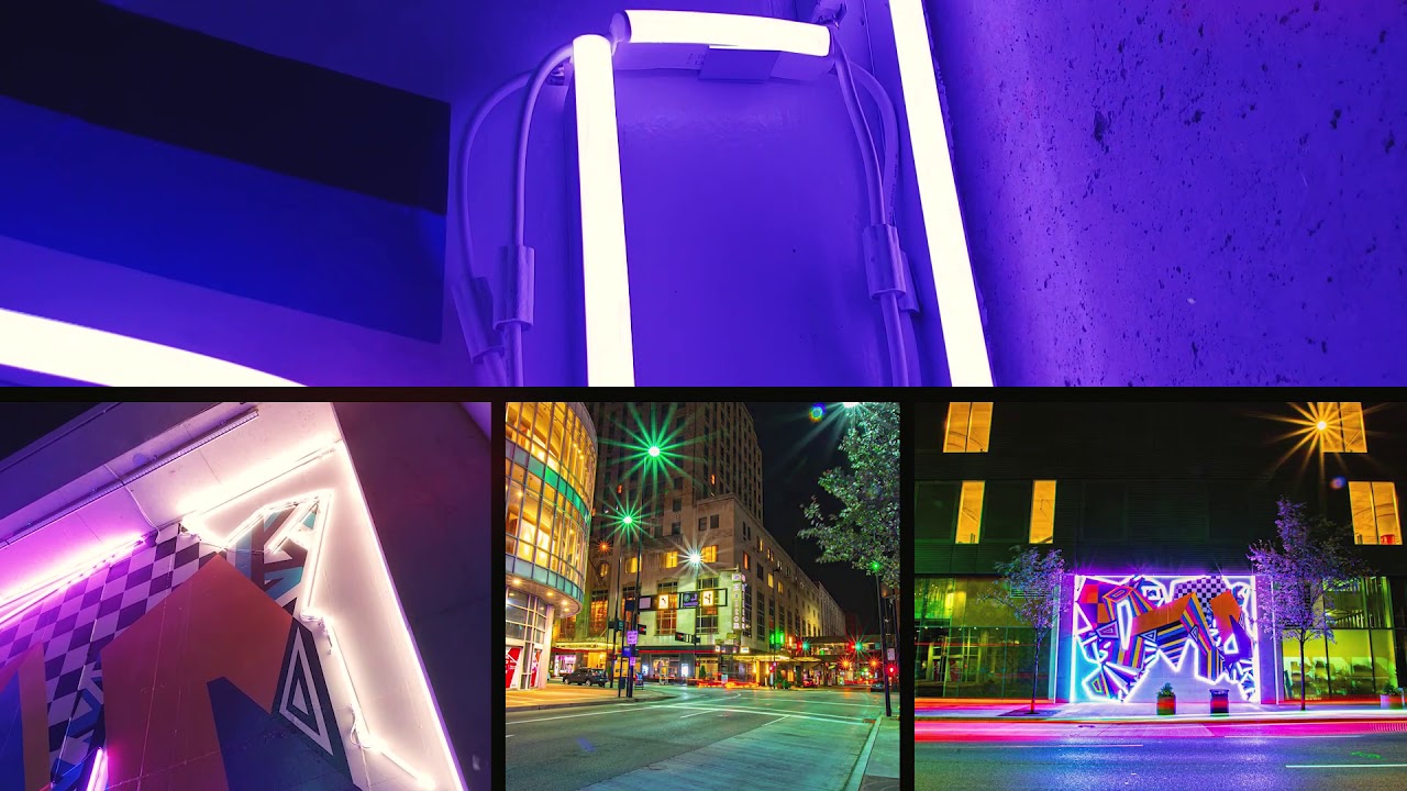 First LED Neon Mural in Cincinnati - LED Neon Flex