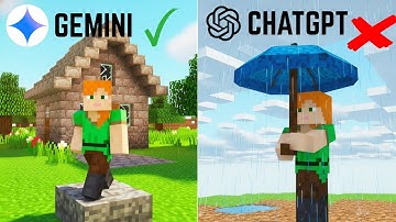 ChatGPT vs Gemini Make Minecraft from Zero (hindi)