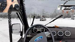 Ford Transi̇t Connect Euro Truck Si̇mulator 2 Steeri̇ng Wheel Game Play Snowymoon