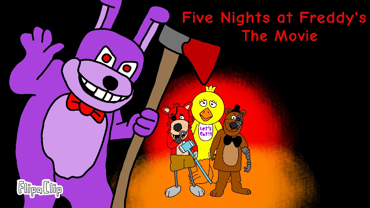 The Banana Splits Movie Cover With FNAF (Scratch) by