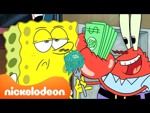 Bob l'éponge | Chaque fois que le Crabe Croustillant N’A PAS vendu de Pâtés de Crabe 😤 | Nickelodeon