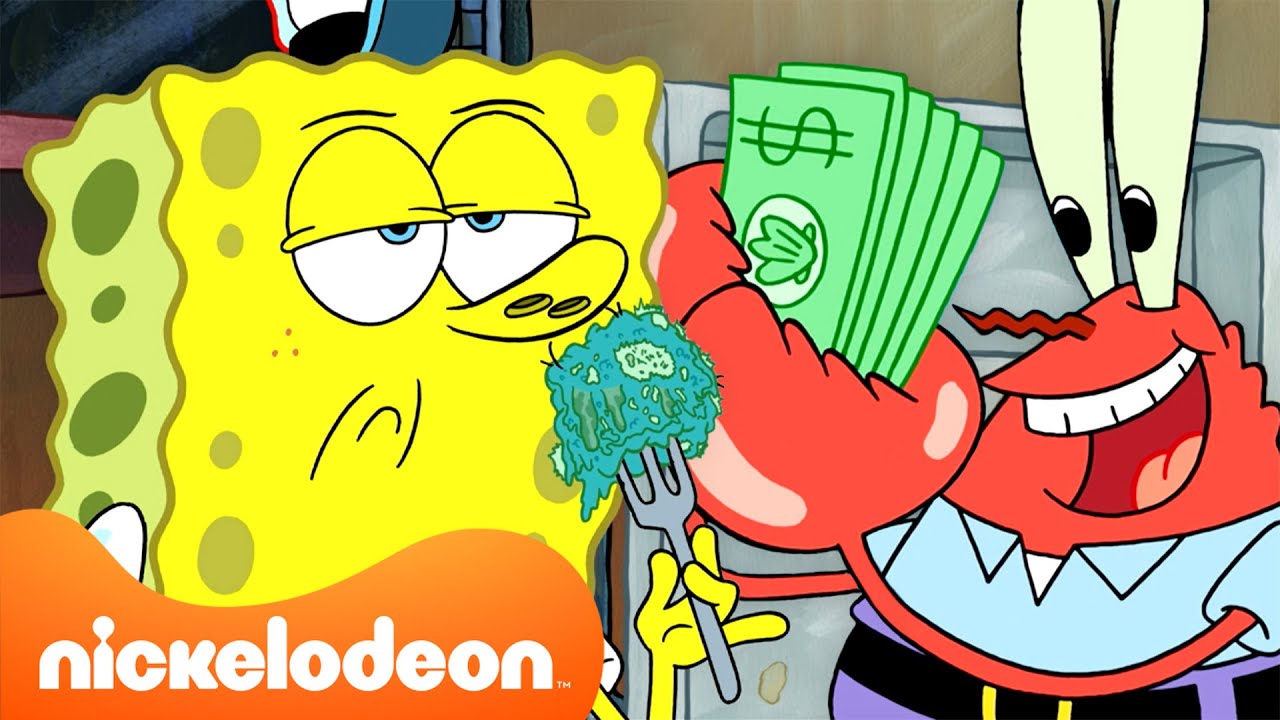Bob l'éponge | Chaque fois que le Crabe Croustillant N’A PAS vendu de Pâtés de Crabe 😤 | Nickelodeon