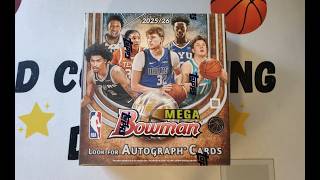 2025-26 Bowman Basketball Mega x2- Gold prospect auto!