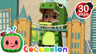London Bridge Dino Edition | Cocomelon - Cody Time | Kids Cartoons & Nursery Rhymes | Moonbug Kids