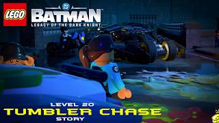 LEGO Batman Legacy of the Dark Knight: Lvl 20 Tumbler Chase STORY - HTG