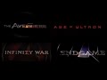 Avengers quadrilogy title cards (The Avengers, Age of Ultron, Infinity War, Endgame). Enhanced HD