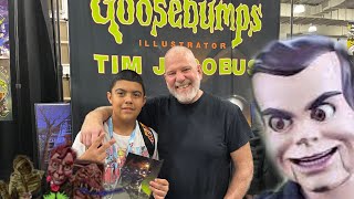 Tim Jacobus Goosbumps Original Book Illustrator Autograph At Nycc