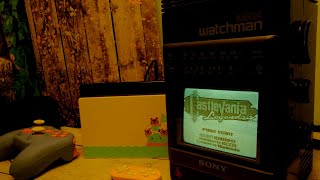 Gaming on CRT | Switch 240p RF | Castlevania Legends [Gameboy] | Sony Mega Watchman