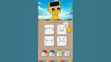 Sprunki Incredibox Mix Colors Challenge 🎨 ✨️IQ Test #shorts #sprunkiincredibox #sprunki