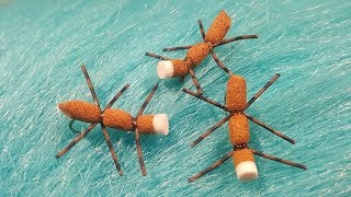 Tying a Hi-viz Ant with Martyn White (dry fly)