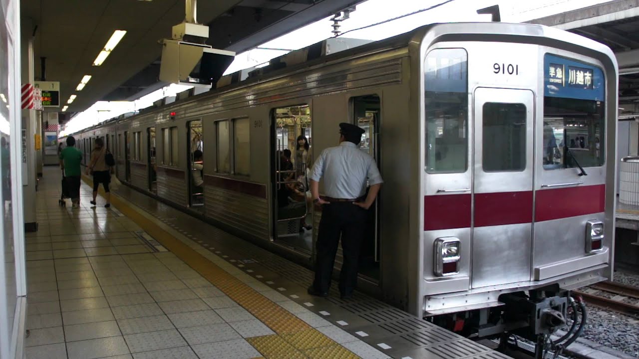 東武9101F　発車と思いきや・・・・・・・　in池袋