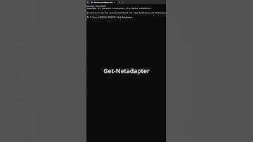 Netzwerkadapter mit PowerShell aktivieren und deaktivieren #windows #einfacherklärt #pc