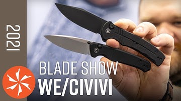 New CIVIVI and WE Knives at Blade Show 2021 - KnifeCenter.com