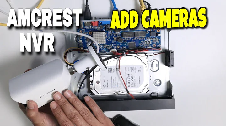 Amcrest NVR - How to Add PoE cameras (Amcrest, Hikvision, Reolink) direct connection ONVIF.