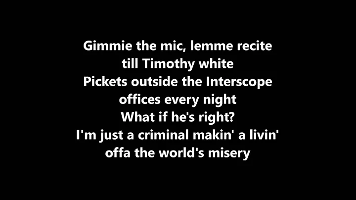 Eminem | Bitch Please II Lyrics (HD) (feat. Dr. Dre, Snoop Dogg, Xzibit + Nate Dogg)