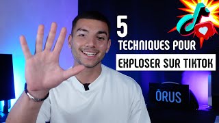 5 techniques pour EXPLOSER sur TIKTOK en 2023 (0900k+ en 7 mois)