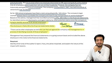 Class 6 - Key Audit Matter