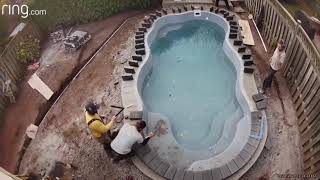 Latham Aruba, 15 days installation Time lapse