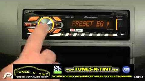 How To - DEH-4400HD - EQ Settings