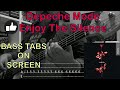 Depeche Mode -  Enjoy The Silence (#basscover with tabs)