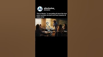 “This is Plastic” is an AI-generated short film that’s been hailed