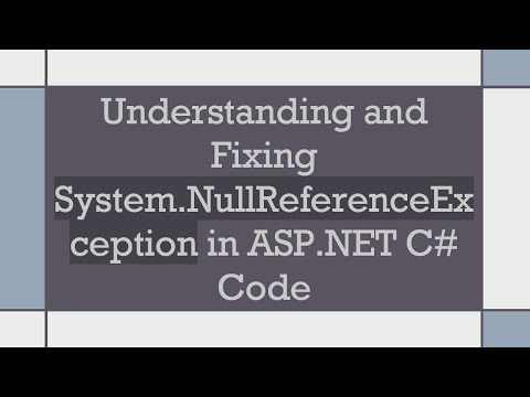 Understanding and Fixing