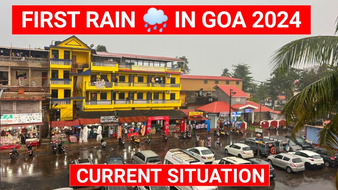 Goa Loop Current Goa Me First Barish 2024 | Goa Current Situation | Monsoon In Goa | Goa ...
